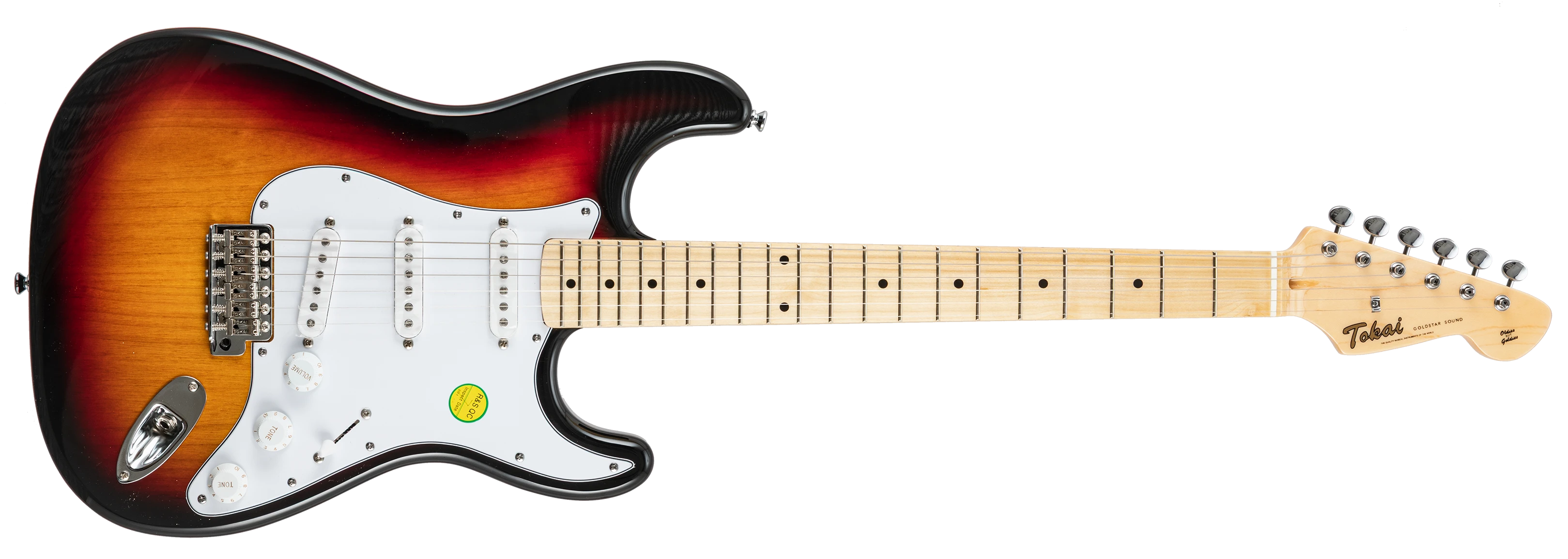 Tokai AST52 Traditional S yellow sunburst